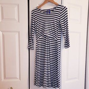 Seraphine Striped Maternity & Nursing Dress